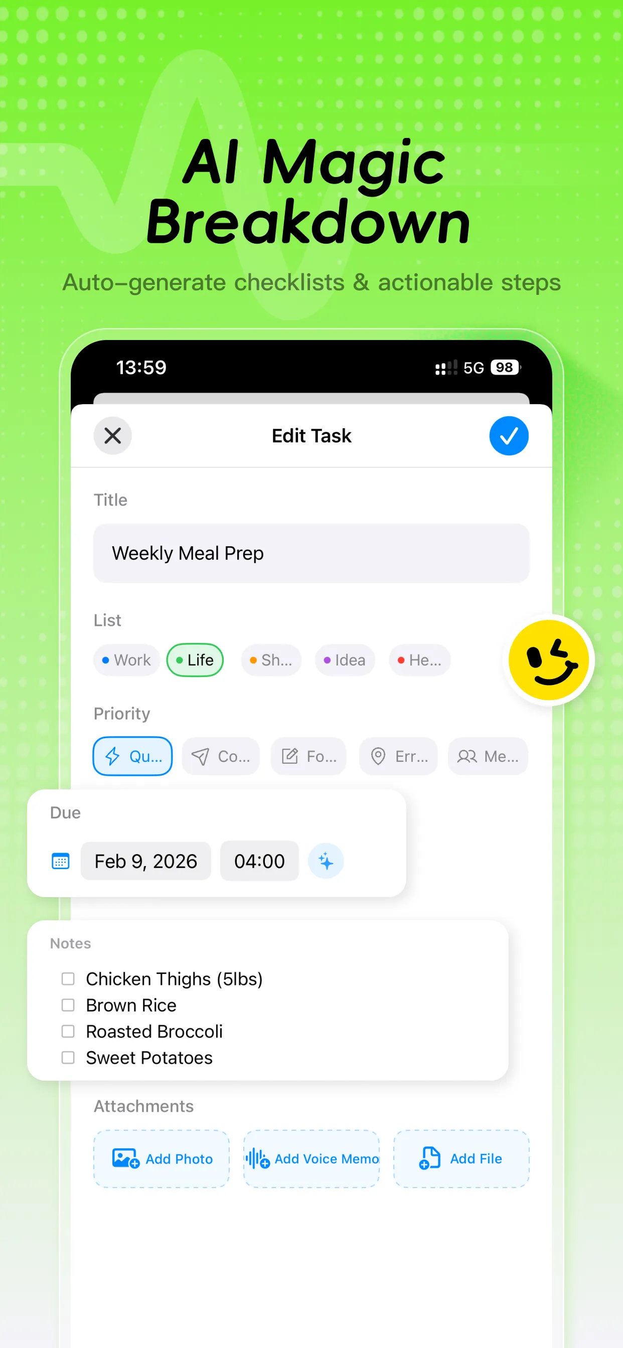 AI Decomposition - Breaking complex goals into actionable subtasks